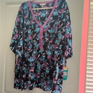 PLUS SIZE PIONEER WOMAN TOP / Blouse - XXXXL (24W) - NWT